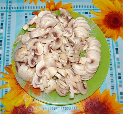 курица с грибами и перцем - пошаговый рецепт