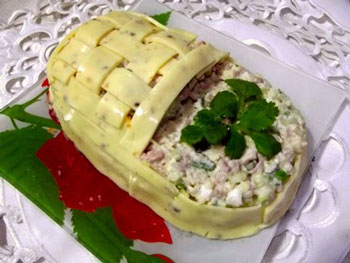 салат из печени трески от Ольга Князевой