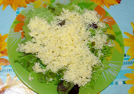 салат из семги с сыром и сухариками пошаговый рецепт