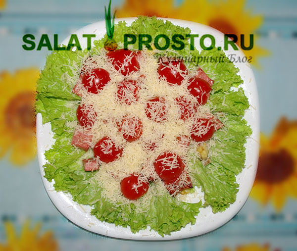 салат из каштанов и ветчины пошаговый рецепт с фото